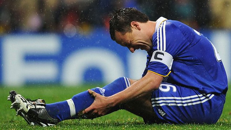 Đội trưởng John Terry trong đội hình Chelsea 2008